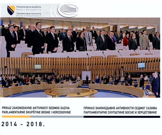 Objavljen Prikaz zakonodavne aktivnosti sedmog saziva Parlamentarne skupštine BiH (2014 – 2018)